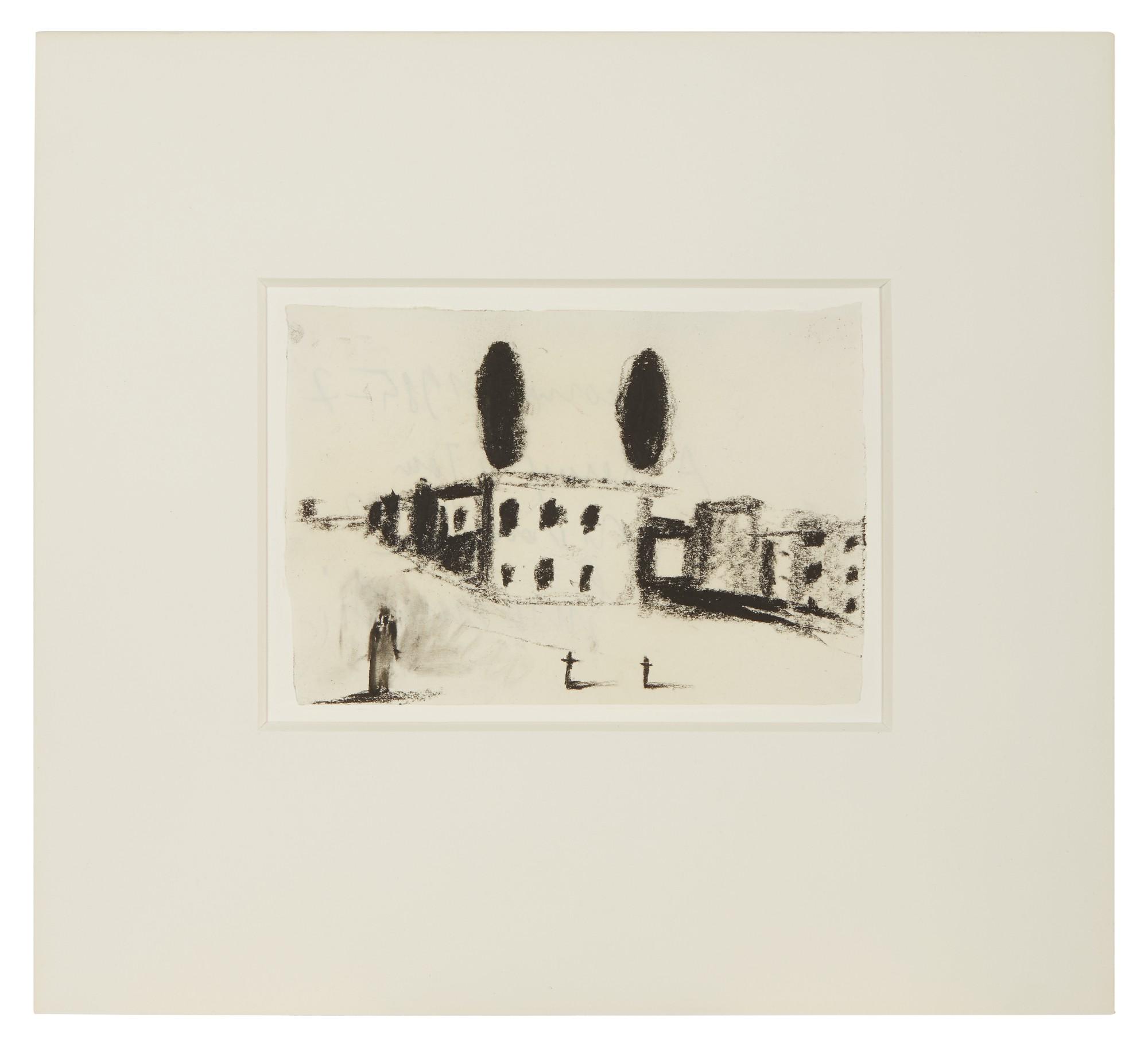 Enzo Cucchi - House With Two Trees