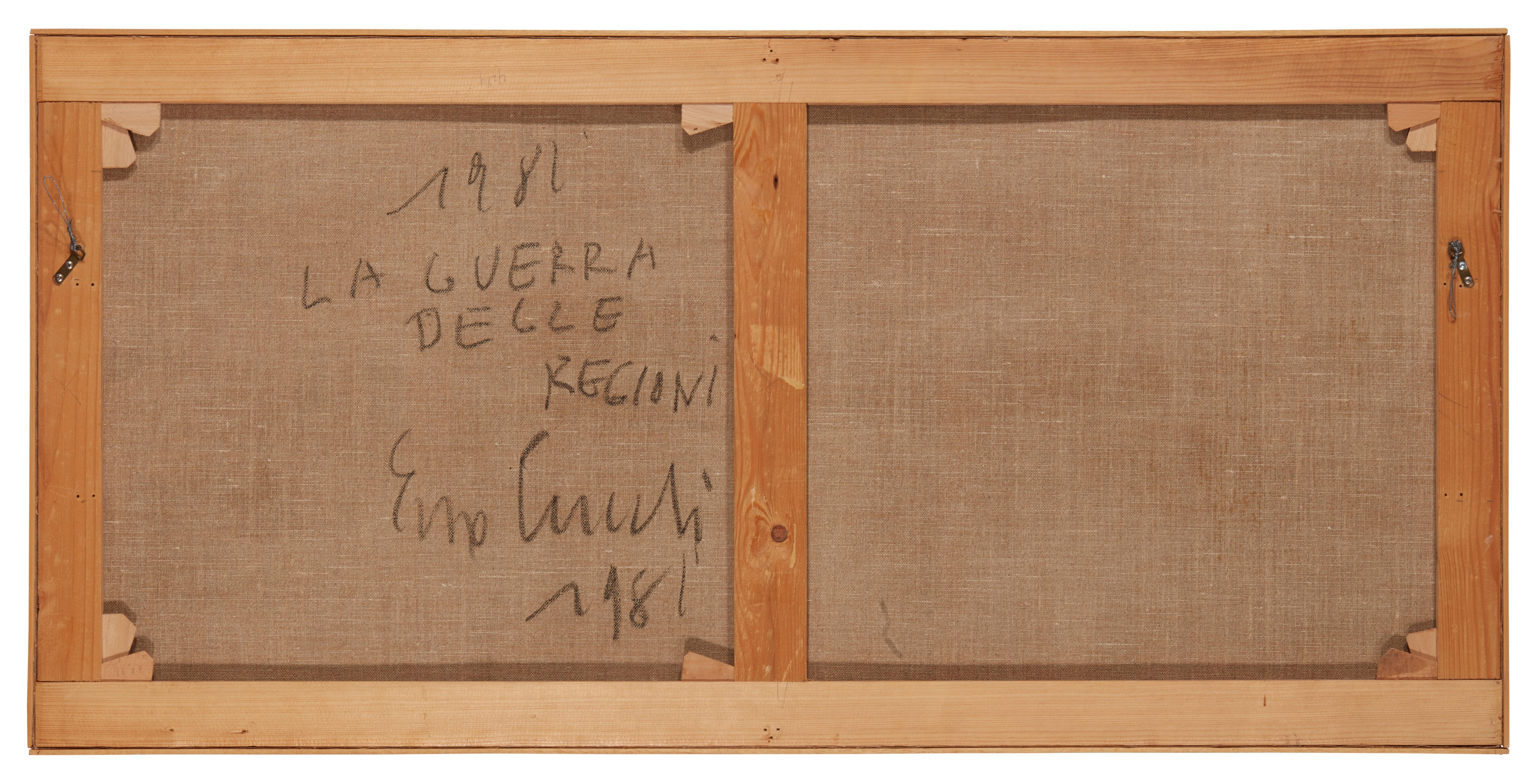 Enzo Cucchi - La guerra delle regioni [The War of the Regions]