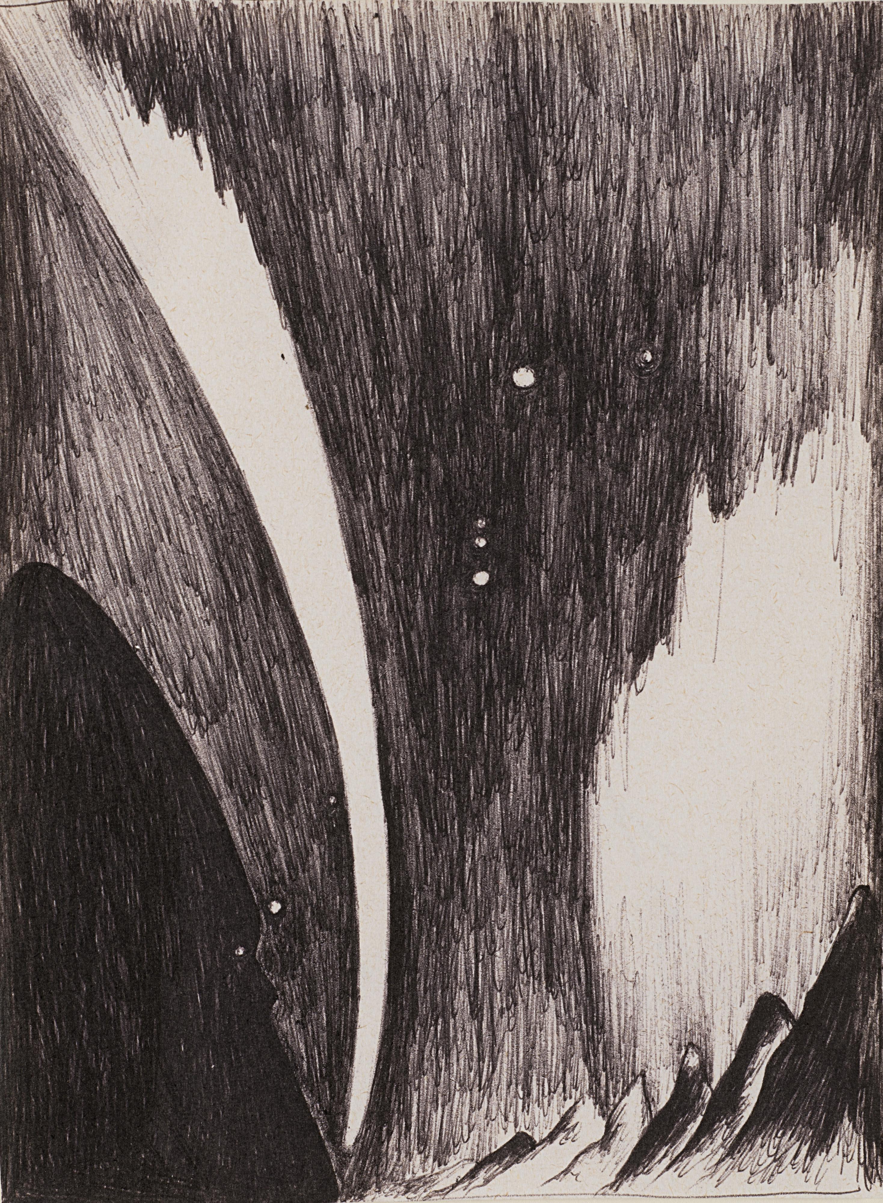 Enzo Cucchi - Senza titolo (Paysage)