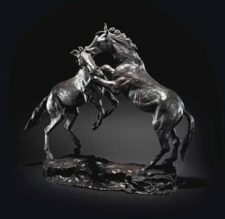 Enzo Plazzotta - Fighting Horses