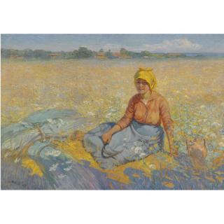 Epaminondas Thomopoulos - Greek Seated Girl