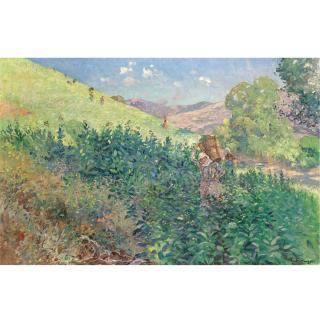 Epaminondas Thomopoulos - Greek Women In The Fields