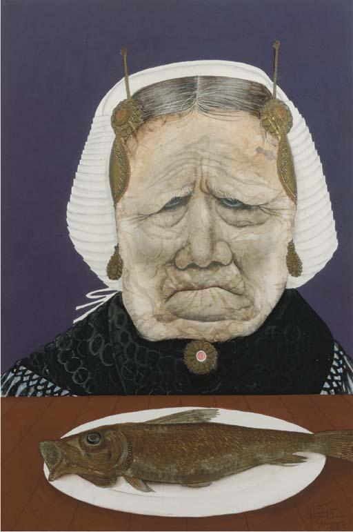 Eppo Doeve - Fisher woman in regional costume