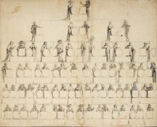 Erasmus Quellinus Ii - Trois projets d\'arbres généalogique de la famille de Tour et Taxis