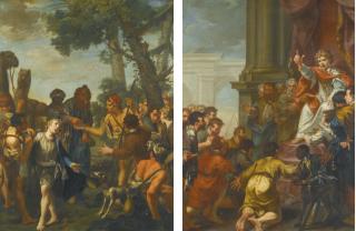 Ercole Graziani The Younger - Joseph\'S Brothers Selling Him Into Slavery; Joseph\'S Brothers In Egypt