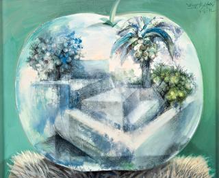 Ercole Pignatelli - Paesaggio nel frutto trasparente