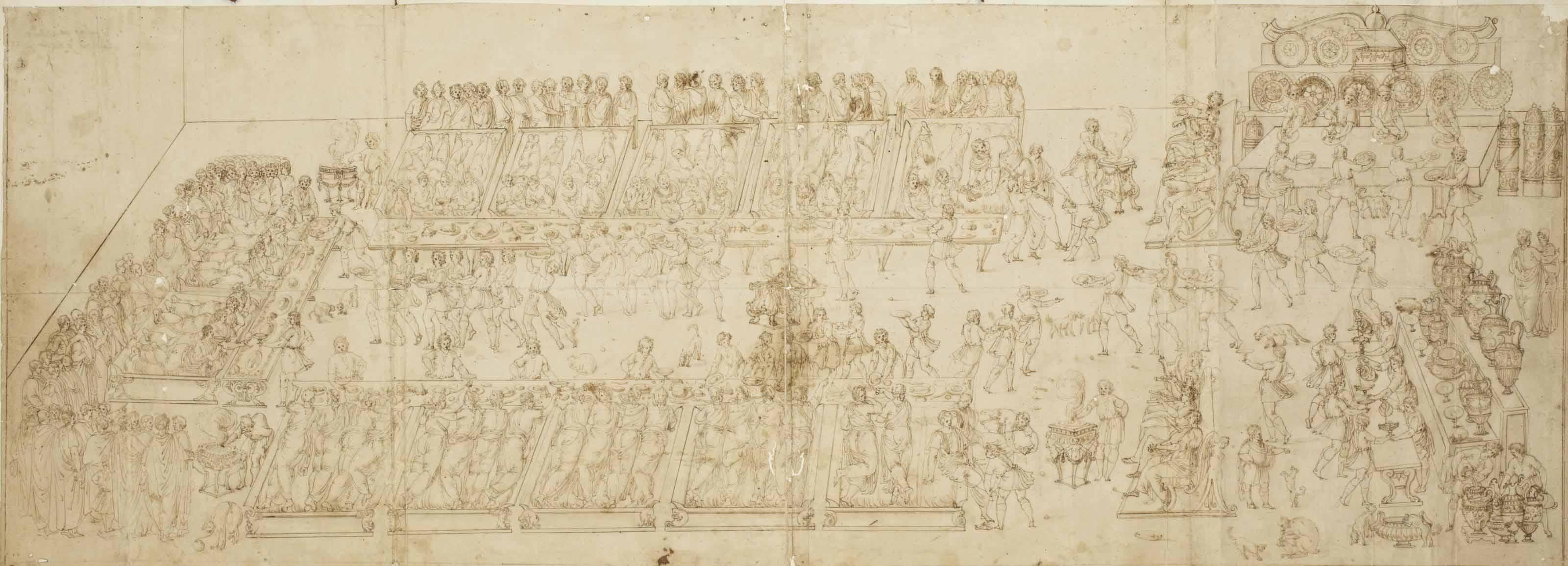 Ercole Setti - Banquet romain