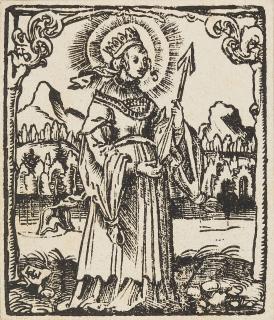 Erhard Schön - 4 Bll.: Weibliche Heilige.