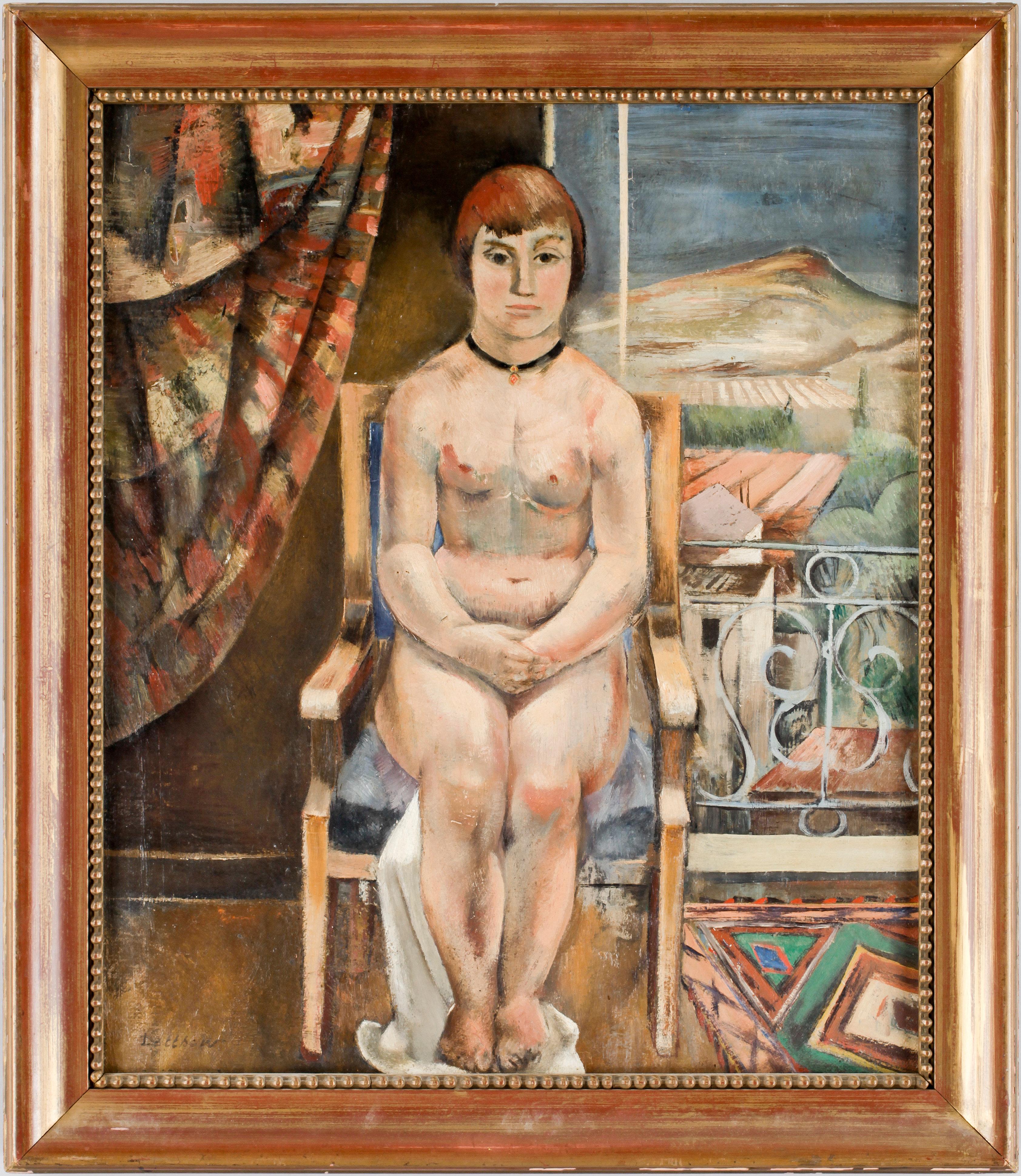 Eric Detthow - Sitting model by drapery