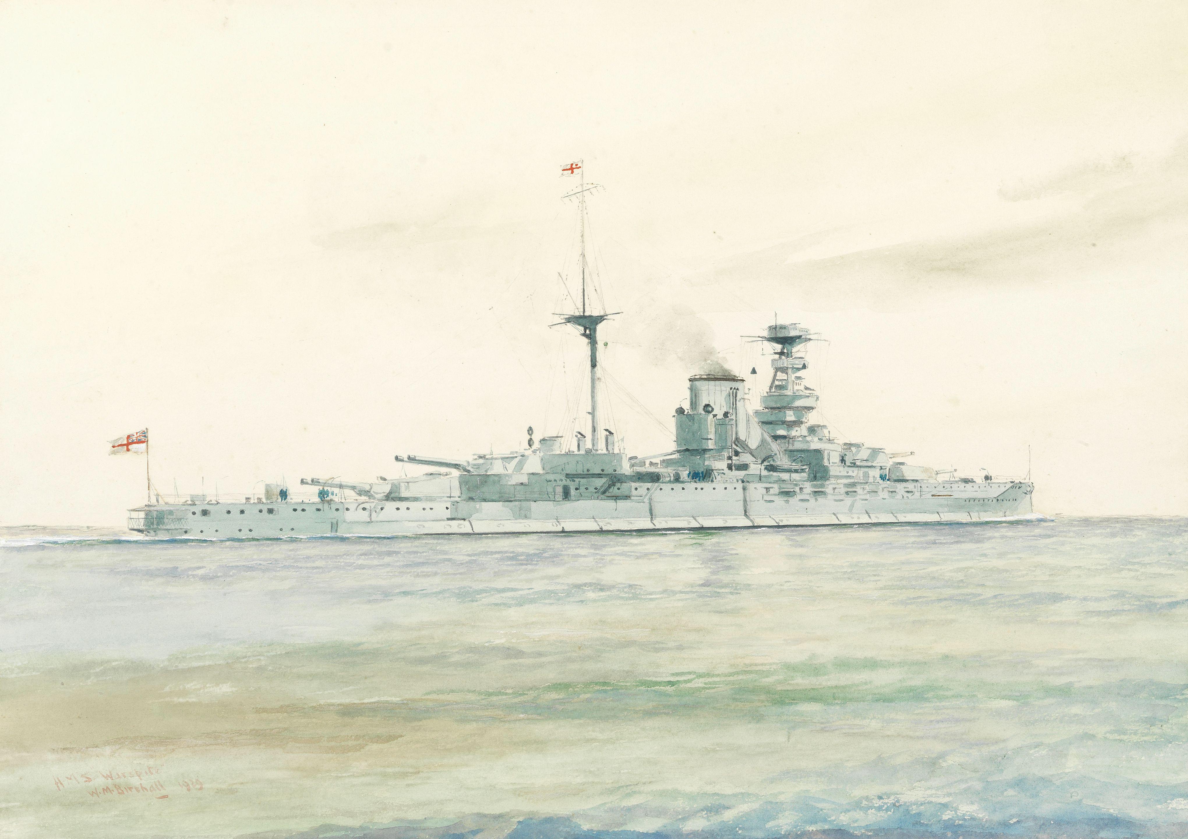 Eric Erskine Campbell Tufnell - HMS Warspite in Norwegian coastal waters, 1940