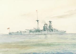 Eric Erskine Campbell Tufnell - HMS Warspite in Norwegian coastal waters, 1940
