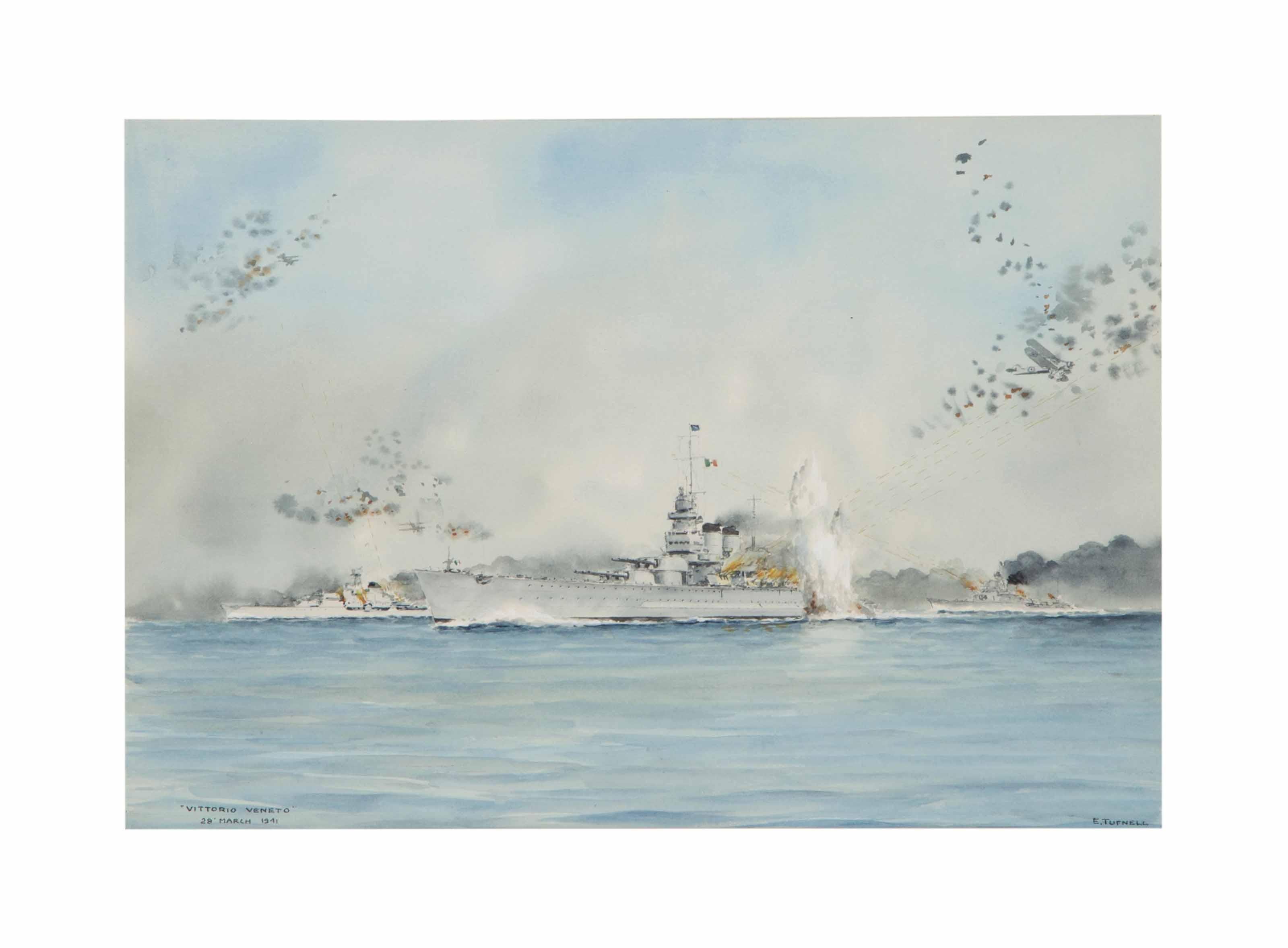 Eric Erskine Campbell Tufnell - Vittorio Veneto; and six companion works