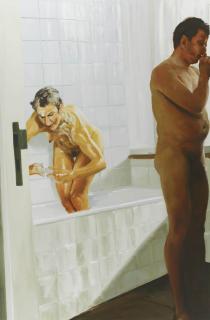Eric Fischl - Bathroom scene #3