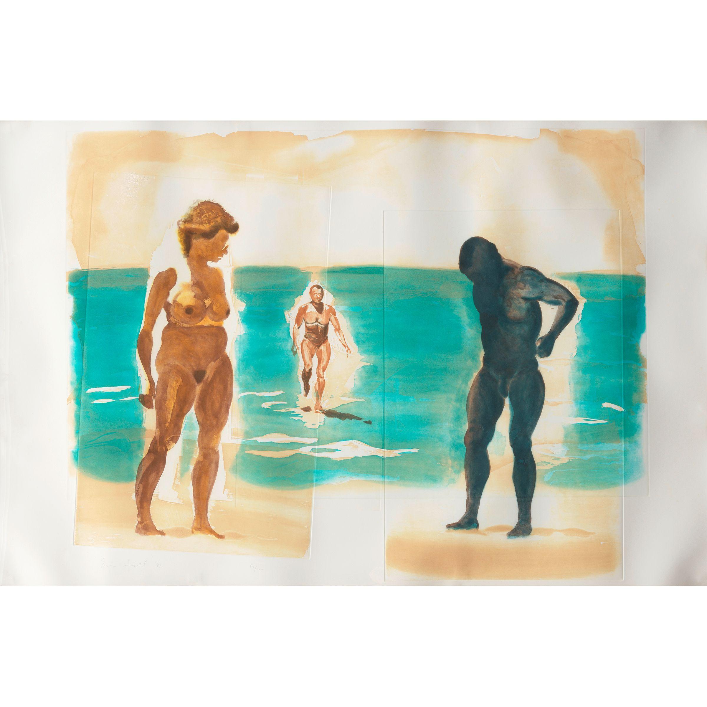 Eric Fischl - Dark Figure, from Four Aquatints