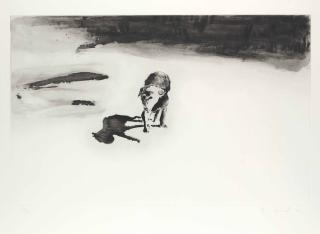 Eric Fischl - Dog and Beach