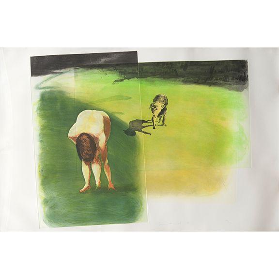 Eric Fischl - Dog, from Four Aquatints
