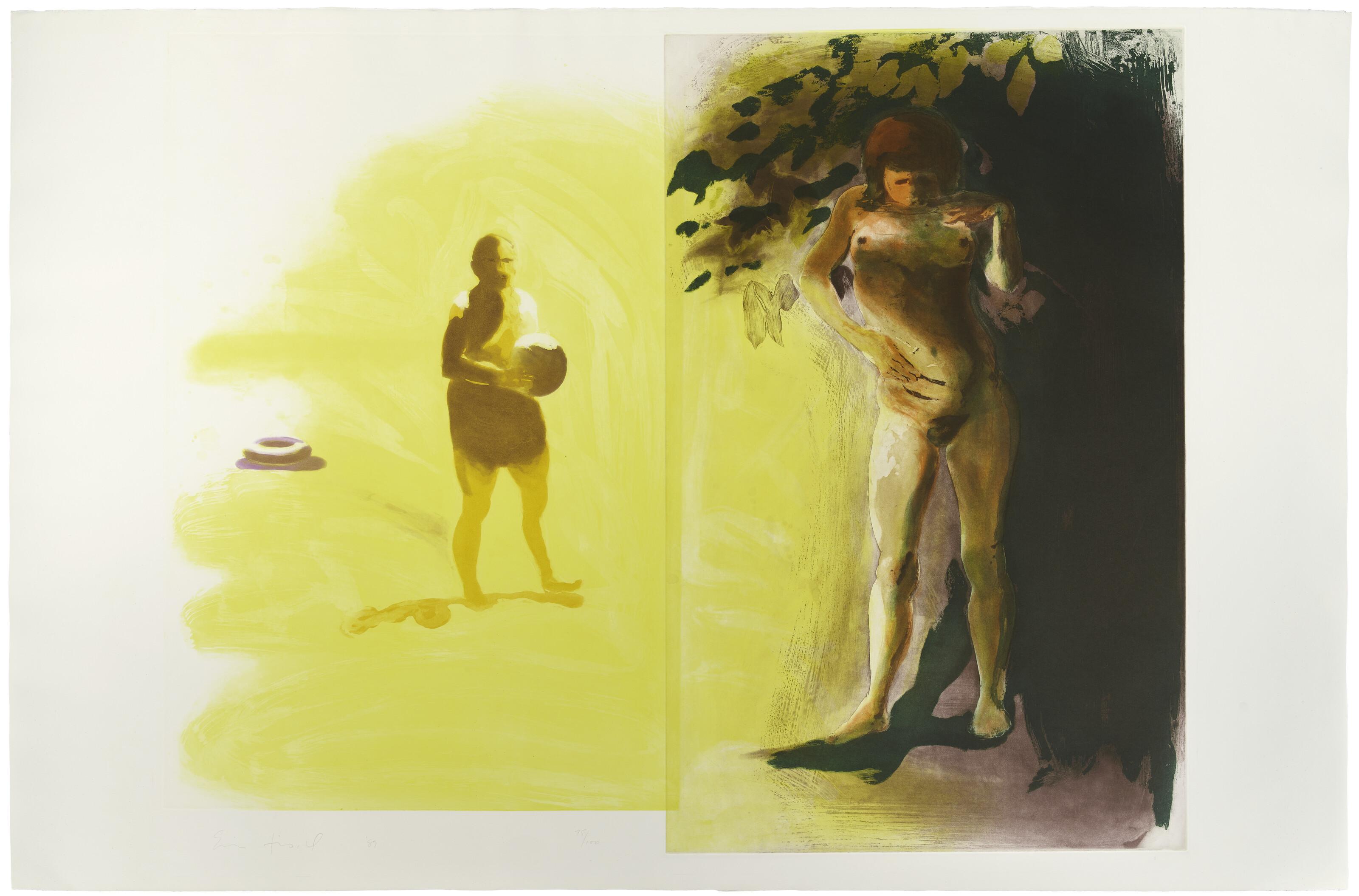Eric Fischl - Inner Tube, from Four Aquatints