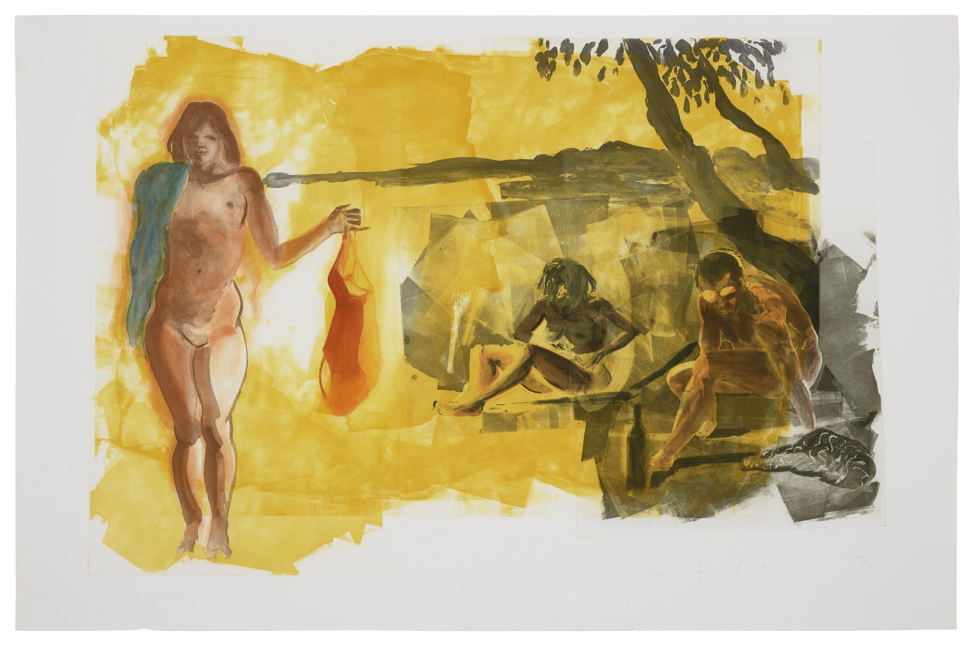 Eric Fischl - Rays, from Four Aquatints