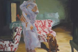 Eric Fischl - The Chair, The Bed, Getting Ready (Study)