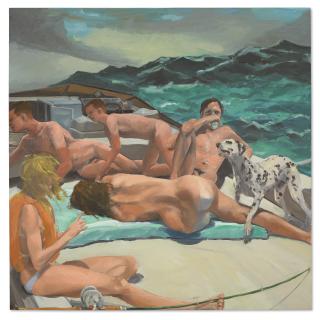 Eric Fischl - The Old Man\'s Boat and the Old Man\'s Dog