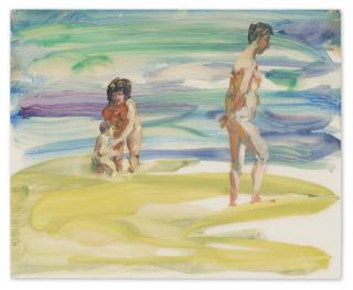 Eric Fischl - Untitled (Beach Scene)