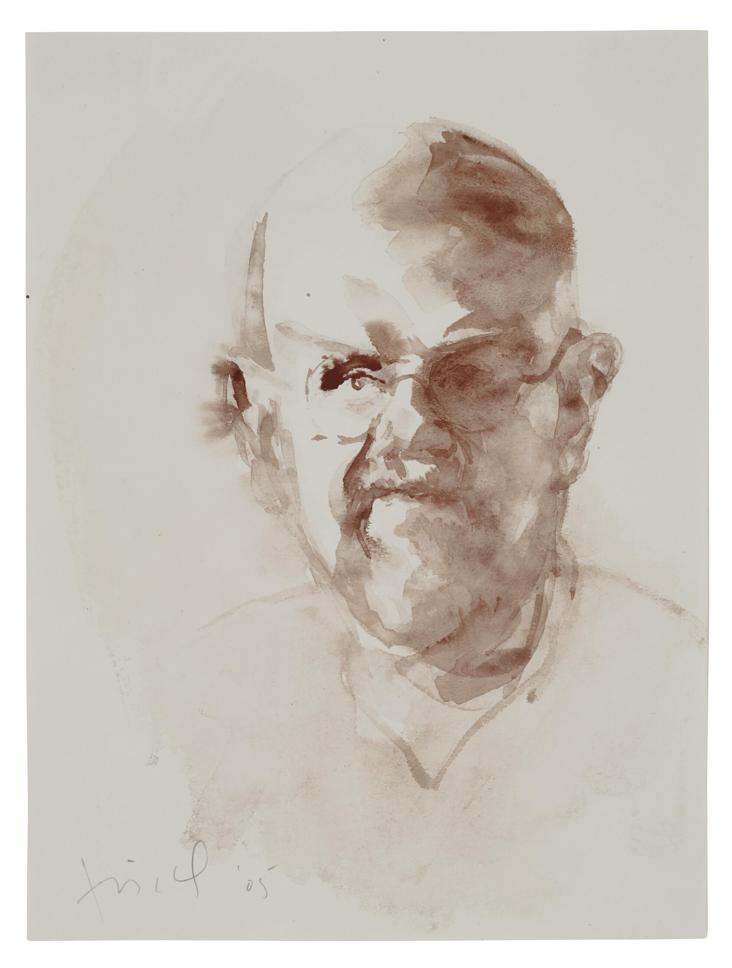 Eric Fischl - Untitled (Portrait of Barry Wakeford)