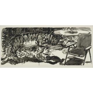 Eric Fischl - Untitled (Study For Tigers Of Autumn)