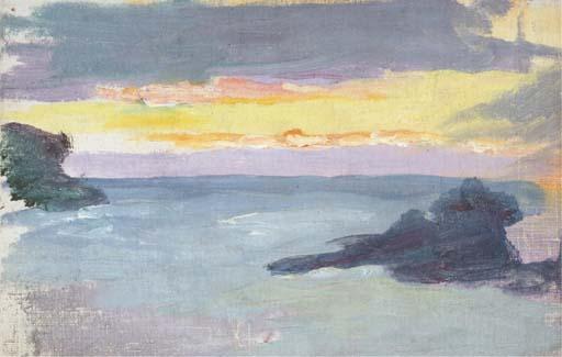 Eric Forbes-Robertson - Deux rochers, la côte bretonne