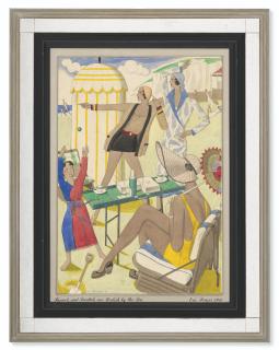 Eric Fraser - \'Bonnets And Sandals Are Modish By The Sea\'