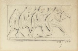 Eric Gill, A.R.A. - Design For \'Ariel Piping To The Children\'