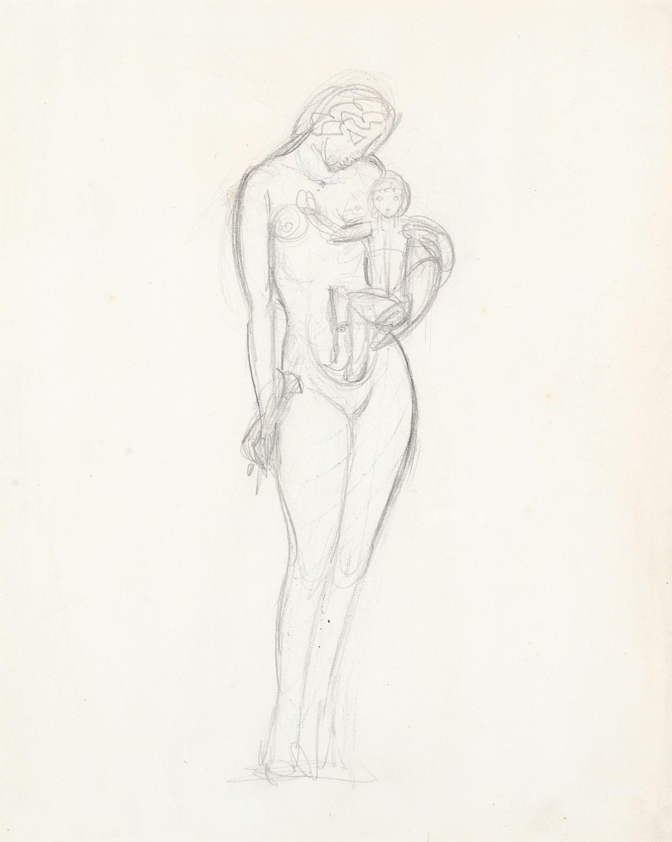 Eric Gill A.R.A. - Mother and Child