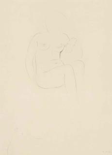Eric Gill, A.R.A. - Study of a Female Nude
