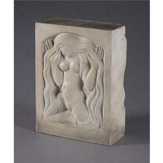 Eric Gill - Nude Girl With Hair