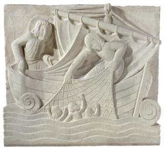 Eric Gill - St Andrew Casting His Net