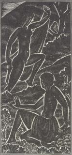 Eric Gill - Vadam ad Montem, from Canticum Canticorum (Gill 284)
