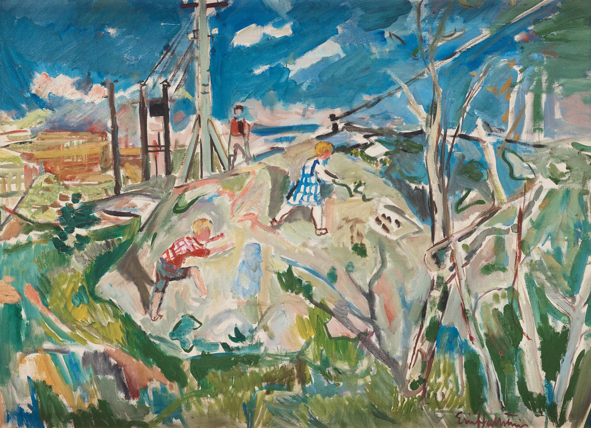 Eric Hallström - Children on the Mountain