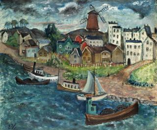 Eric Hallström - Motiv från Strängnäs