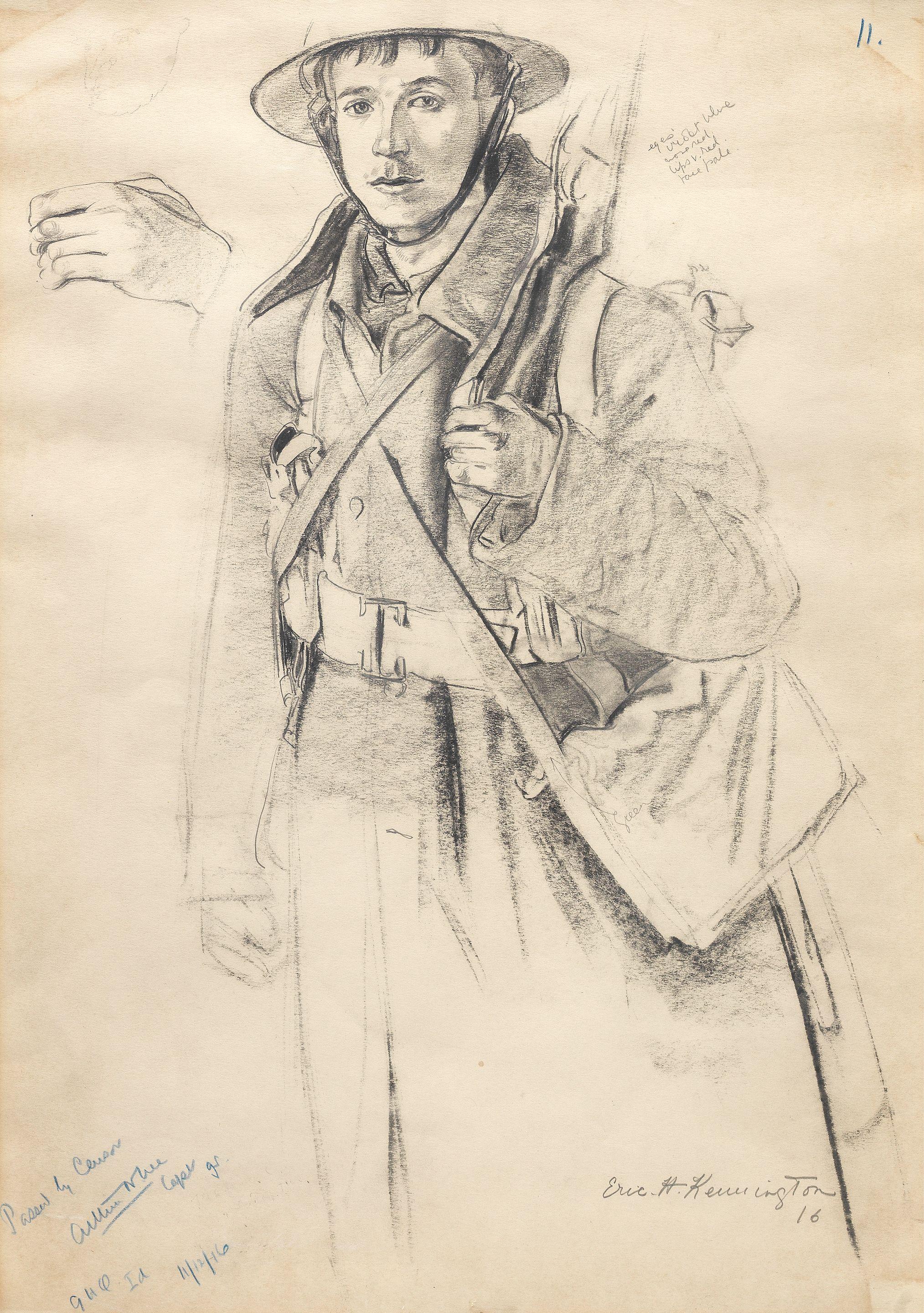Eric Henri Kennington R.A. - An Infantryman