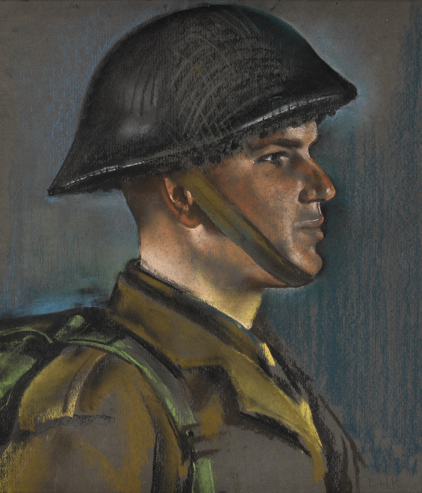 Eric Kennington, R.A. - Head Of A Soldier