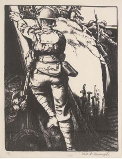 Eric Kennington - Plates 4 & 6, from Efforts and Ideals: Making Soldiers