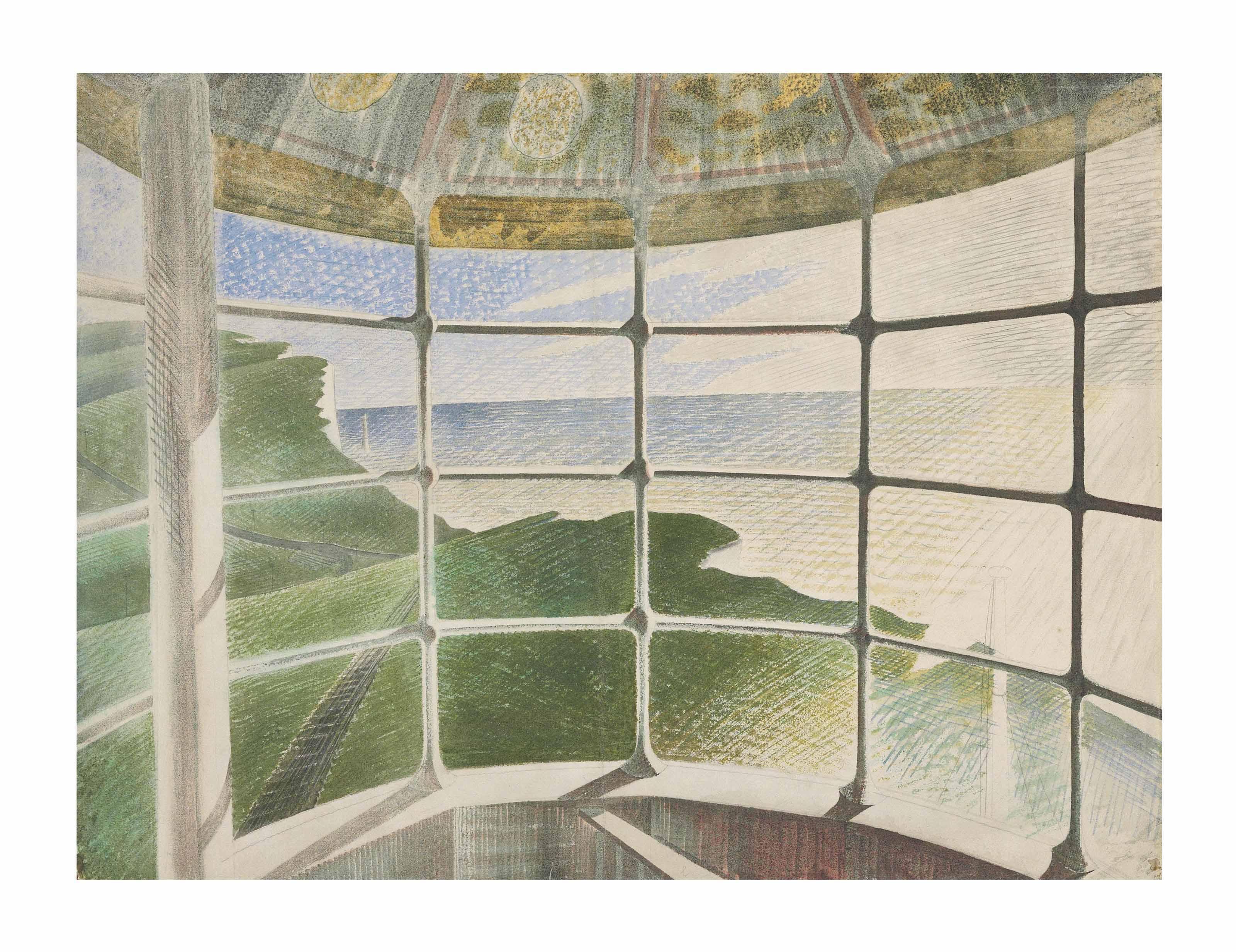 Eric Ravilious - Beachy Head Lighthouse (Belle Tout)