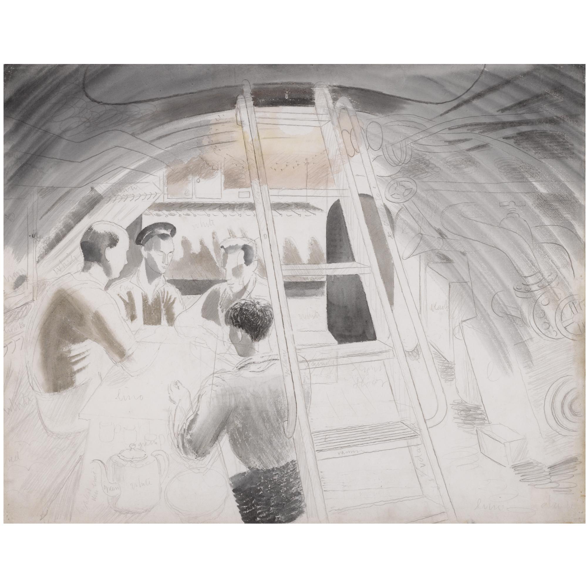 Eric Ravilious - Men At Break