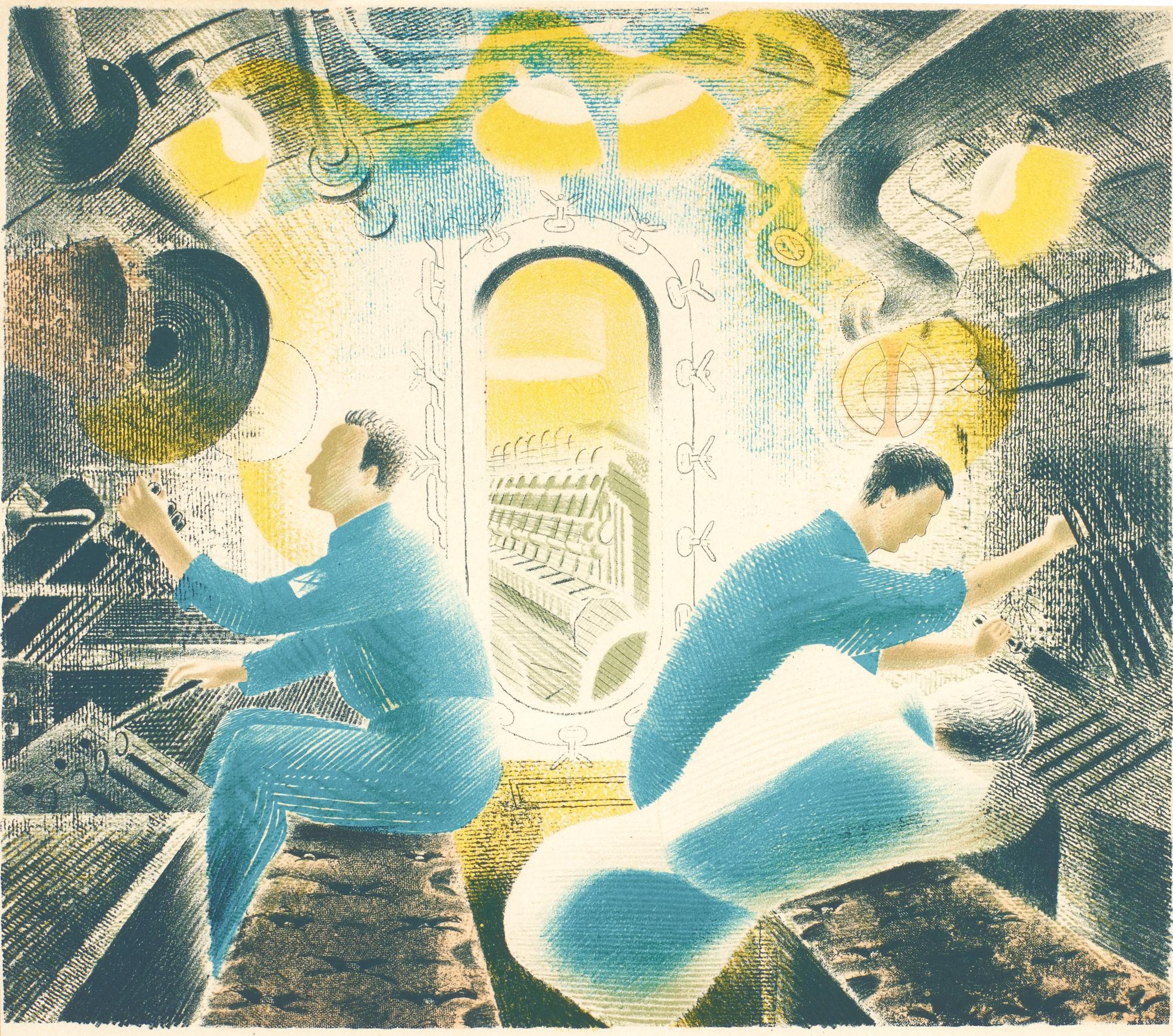 Eric Ravilious - Working Controls When Submerged (Carey & Griffiths 129)