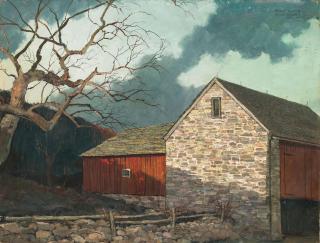 Eric Sloane - Barn Detail, Bucks County