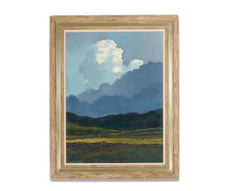 Eric Sloane - Penitente Cross 30 x 22 in. framed 36 x 28 in.