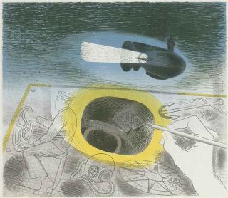 Eric William Ravilious - Introductory Lithograph from Submarines