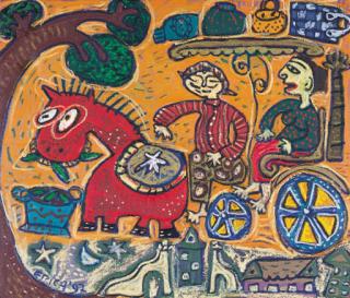 Erica Hestu Wahyuni - Andong, a traditional carriage