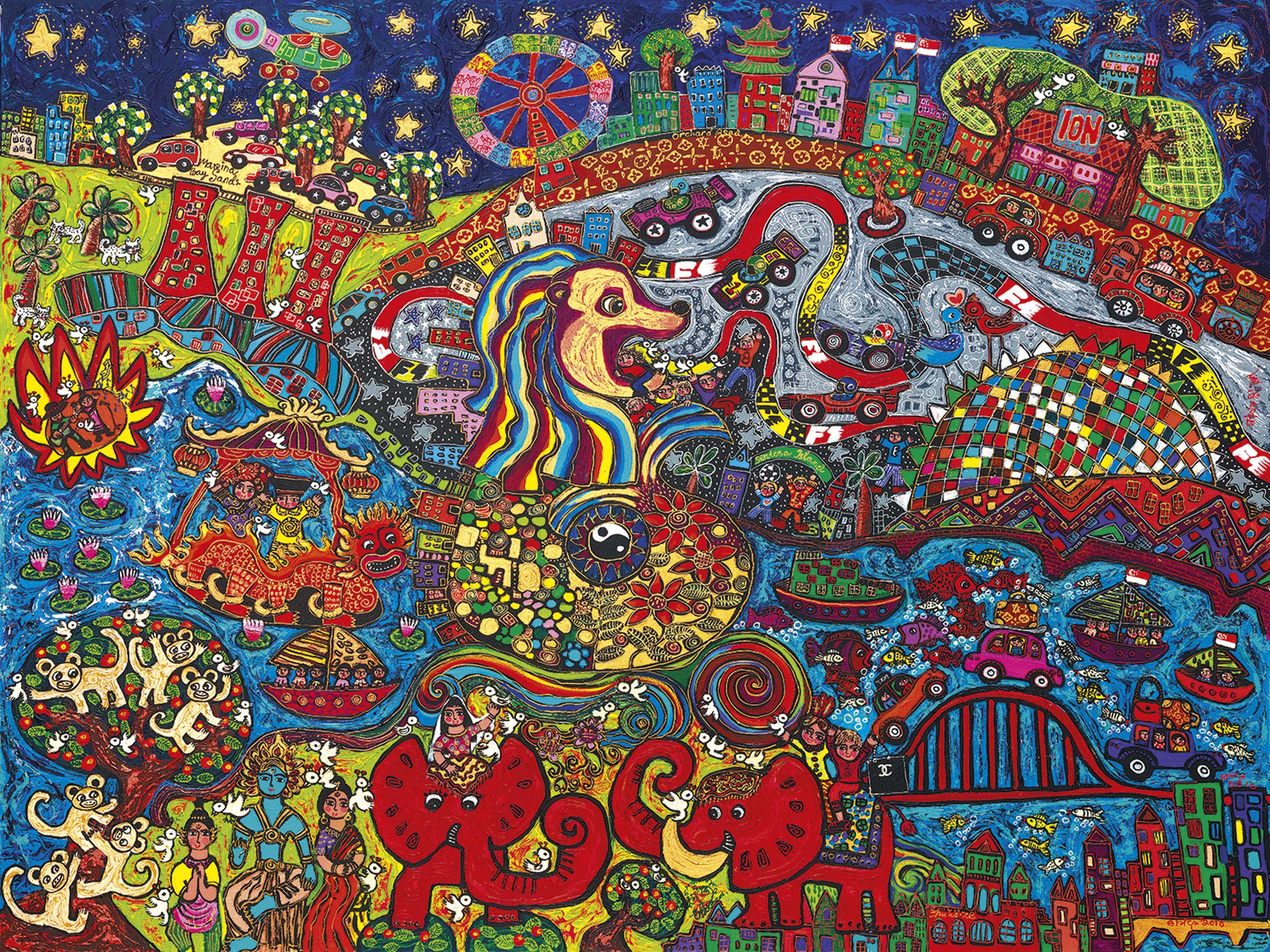 Erica Hestu Wahyuni - Starry Night In Singapore