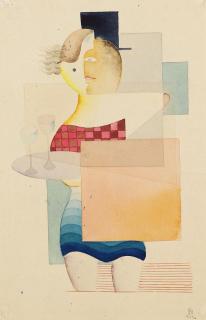 Erich Borchert - Paar mit Tablett