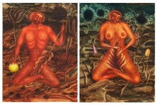 Erich Brauer - (i) Eve (ii) Adam